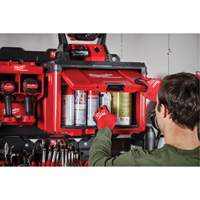 Packout Tool Cabinet, 15" x 15" x 20", Black/Red Planification Entrepots Molloy
