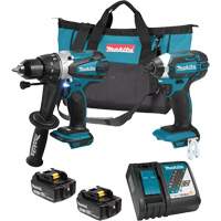 Trousse de 2 outils sans fil LXT avec moteurs sans balai, Lithium-ion, 18 V Planification Entrepots Molloy
