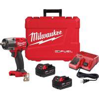 M18 Fuel™ Mid-Torque Impact Wrench with Friction Ring Kit, 18 V, 1/2" Socket UAV816 | Planification Entrepots Molloy