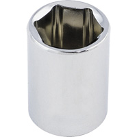Regular Chrome Socket, 1/2", 3/8" Drive, 6 Points Planification Entrepots Molloy