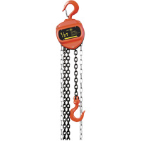 VCH Series Chain Hoist, 20' Lift, 1100 lbs. (0.5 tons) Capacity, Heat-Treated Alloy Steel Chain Planification Entrepots Molloy
