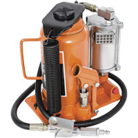 Cric-bouteille super robuste, 20 tonne(s), Air comprim&eacute;/hydraulique, 20" Hauteur &eacute;lev&eacute;e Planification Entrepots Molloy