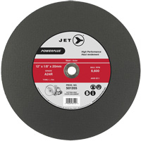 Meule &agrave; tronçonner PowerPlus A24R, 12" x 1/8", Arbre de 20 mm, Type 1, 6600 Tr/min Planification Entrepots Molloy