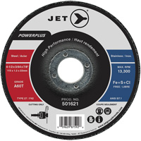Meule &agrave; tronçonner PowerPlus A60T, 4-1/2" x 3/64", Arbre de 7/8", Type 27, 13 300 Tr/min Planification Entrepots Molloy