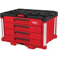 Boîte à outils avec 4 tiroirs PackOut<sup>MC</sup>, 22-1/5" la x 14-3/10" h, Rouge UAW031 | Planification Entrepots Molloy