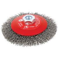 BC514T Brosses coniques &agrave; fils cr&ecirc;p&eacute;s pour meuleuses angulaires Planification Entrepots Molloy