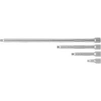 Jeu de rallonges prise, Prise de 1/4", Fini Chrome, 4 Mcx Planification Entrepots Molloy