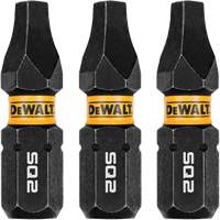 3-Piece FLEXTORQ&reg; Impact Screwdriving Bits, Square, #2, 1/4" Drive Planification Entrepots Molloy