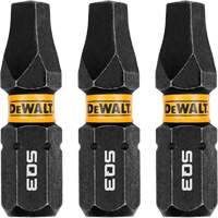 3-Piece FLEXTORQ&reg; Impact Screwdriving Bits, Square, #3, 1/4" Drive Planification Entrepots Molloy