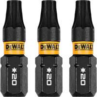 3-Piece FLEXTORQ&reg; Impact Screwdriving Bits, Torx, T-20, 1/4" Drive Planification Entrepots Molloy