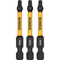 3-Piece FLEXTORQ&reg; Impact Screwdriving Bits, Square, #3, 1/4" Drive Planification Entrepots Molloy