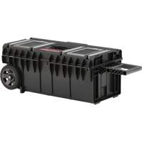 Arx Long Rolling Tool Chest, 31-1/5" x 15-1/5" x 12-7/10", Black Planification Entrepots Molloy