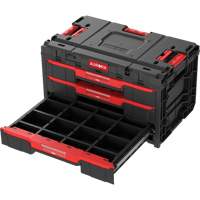 Arx&reg; 3-Drawer Toolbox, 23-1/10" x 15" x 13-2/5", Black Planification Entrepots Molloy
