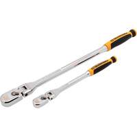 1/4" & 3/8" Drive 120XP Dual Material Flex Handle Teardrop Ratchet Set Planification Entrepots Molloy