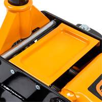 Cric &agrave; planchers pour usage intensif, 3 tonne(s) Capacit&eacute;, 5-1/4" Abaiss&eacute;e, 18-1/4" &eacute;lev&eacute;e, Hydraulique &agrave; main Planification Entrepots Molloy