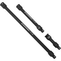 Jeu de rallonges &agrave; chocs verrouillables 3 mcx, Prise de 3/8", Fini Phosphate de mangan&egrave;se, 3 M Planification Entrepots Molloy