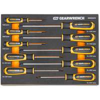 Torx&reg; Dual Material Screwdriver Set in Foam Storage Tray, 10 Pcs. Planification Entrepots Molloy