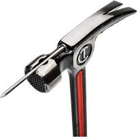 Steel Milled-Face Framing Hammer, 22 oz., Solid Steel Handle, 16" L Planification Entrepots Molloy