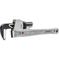 Cl&eacute; pour tuyau &agrave; m&acirc;choires &eacute;troite, Cap des m&acirc;choires 1-9/10", Longueur 10", Fini Rev&ecirc;tement en poudre, Prise Aucune Planification Entrepots Molloy