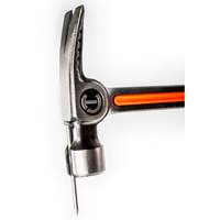 Milled-Face Framing Hammer, 28 oz., Solid Steel Handle, 16" L Planification Entrepots Molloy