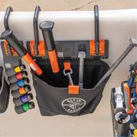 Module de poche pour quincaillerie avec crochet en S Bucket Work Centre, Nylon, 1 pochettes, Noir/Orange Planification Entrepots Molloy