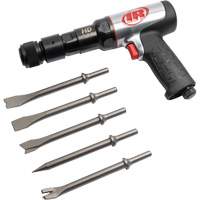 5-Piece Heavy-Duty Air Hammer with Chisel Set, 2.66 CFM, 1/4" NPT, 2600 BPM, 3/4" x 3" (19mm x 76mm) Planification Entrepots Molloy