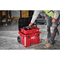 PACKOUT Rolling Tool Box, 18" x 22" x 19-1/2", Black/Red Planification Entrepots Molloy