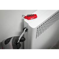 Mini rochet &agrave; embouts multiples 7 en 1, Prise de 5/16"/1/4", Poign&eacute;e Ordinaire Planification Entrepots Molloy