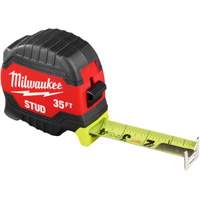 Ruban &agrave; mesurer Stud avec &eacute;chelle pour ing&eacute;nieur, 1-5/16" x 35' Planification Entrepots Molloy