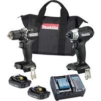 Ensemble 2 outils sous compact &agrave; moteur sans balai LXT, Lithium-ion, 18 V Planification Entrepots Molloy