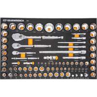 Mechanics Tool Set in Modular Foam Trays with Storage Unit, 194 Pieces Planification Entrepots Molloy