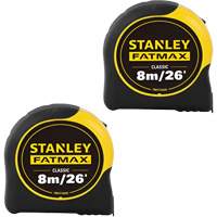 FATMAX&reg; Classic Tape Measures, 1-1/4" x 26'/8 m, Imperial & Metric Graduations Planification Entrepots Molloy