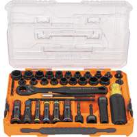 KNECT Complete Impact Pass Through & Flip Socket Set, 39 Pcs, Impact Planification Entrepots Molloy
