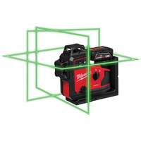 Laser vert &agrave; 3 plans sur 360° M12 avec r&eacute;cepteur et alignement automatique Planification Entrepots Molloy