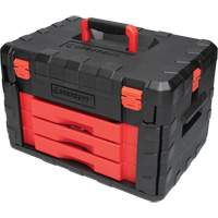 1/4", 3/8" & 1/2" Mechanics Hand Tool Set with 3-Drawer Storage Case Planification Entrepots Molloy