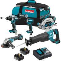 Ensemble de 5 outils sans balai 18V LXT, Lithium-ion, 18 V Planification Entrepots Molloy