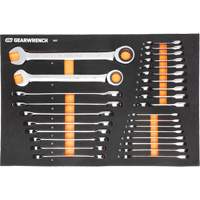 MEGAMOD Metric Mechanics Tool Set in Modular Foam Trays with Rolling Cabinet, 358 Pieces Planification Entrepots Molloy