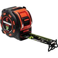 Ruban &agrave; mesurer magn&eacute;tique Shockforce NITE EYE, 1-1/4" x 16', Marques de goujon SAE Planification Entrepots Molloy