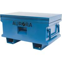 Jobsite Tool Box, 33" x 20-3/10" x 18-3/10", Steel, Blue Planification Entrepots Molloy