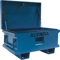 Jobsite Tool Box, 33" x 20-3/10" x 18-3/10", Steel, Blue Planification Entrepots Molloy