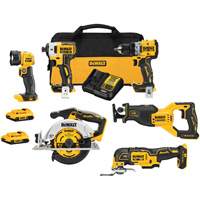 XR&reg; Cordless Brushless 6-Tool Combo Kit , Lithium-Ion, 20 V Planification Entrepots Molloy