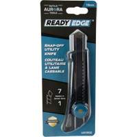 Couteau professionnel de 18 mm avec verrouillage &agrave; cliquet, Acier inoxydable, Robuste, Prise en Plastique Planification Entrepots Molloy