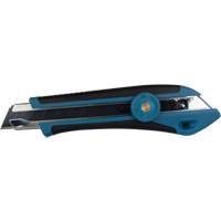 Couteau professionnel de 18 mm, Acier inoxydable, Robuste, Prise en Caoutchouc Planification Entrepots Molloy