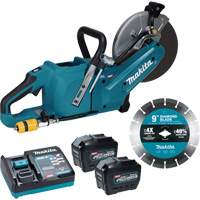 40Vmax XGT Brushless Power Cutter with 8.0Ah Batteries Kit, 9", 40 V Planification Entrepots Molloy