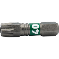 Impactech&reg; Insert Bit, Torx&reg; Tamper, T-40, 1/4" Drive Planification Entrepots Molloy
