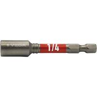 Impactech&reg; Nut Driver, 1/4" Tip, 1/4" Drive, 2-9/16" L, Magnetic Planification Entrepots Molloy