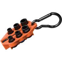 Grab-And-Go Impact Socket Set, SAE, 7 Pcs, Impact, 3/8" Drive Size Planification Entrepots Molloy