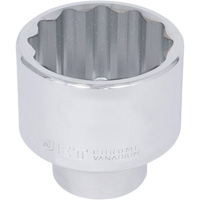 Douille chrom&eacute;e, 50 mm, Prise 1", 12 pans Planification Entrepots Molloy