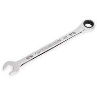 90-Tooth 12 Point Ratcheting Combination Wrench, 12 Point, 9/16", Chrome Finish Planification Entrepots Molloy