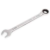 90-Tooth Ratcheting Combination Wrench, 12 Point, 1-1/8", Chrome Finish Planification Entrepots Molloy